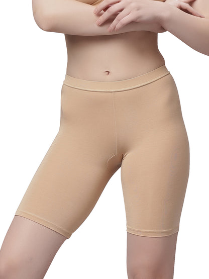 Modal Spandex Stretchable Cycling Shorts for Women - Ladybird