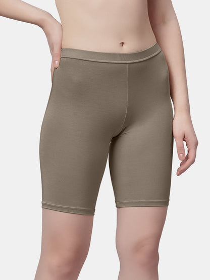Modal Spandex Stretchable Cycling Shorts for Women - Ladybird