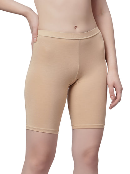 Modal Spandex Stretchable Cycling Shorts for Women - Ladybird