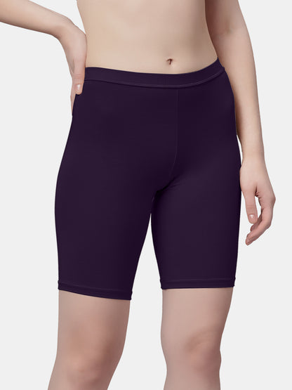 Modal Spandex Stretchable Cycling Shorts for Women - Ladybird