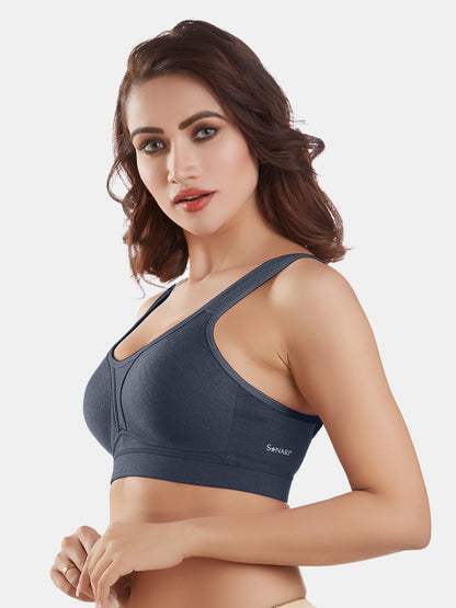 Lightly-Padde-Non-Wired-Sports-Bra-Full-Coverage–Supremo-Denim-Left