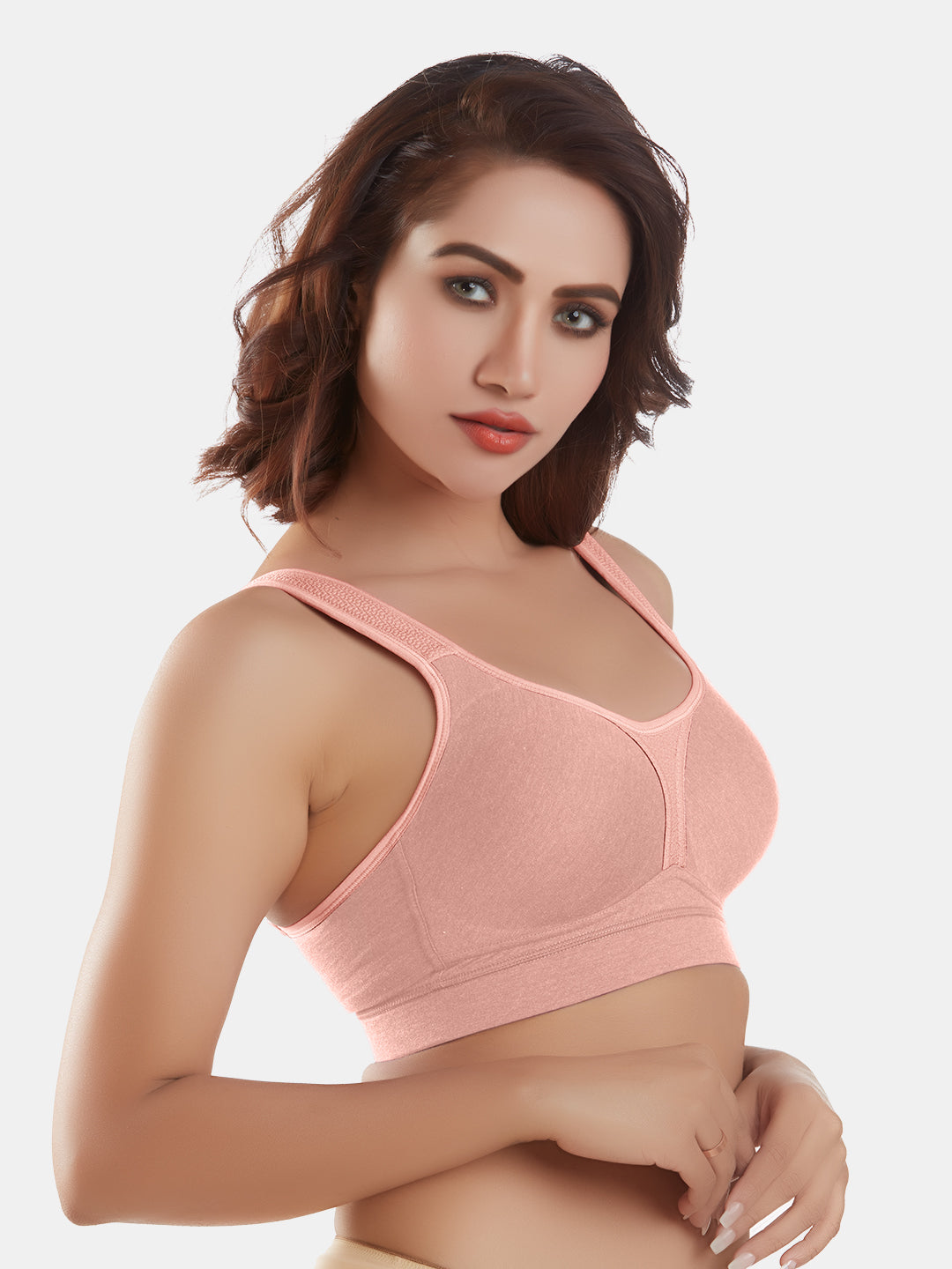 Lightly-Padde-Non-Wired-Sports-Bra-Full-Coverage_Supremo-Peach-Right