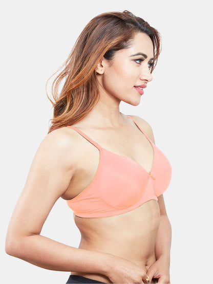 Lightly-Padded-Non-Wired-T-shirt-Bra-Moderate-Coverage–Coco-Peach-Right