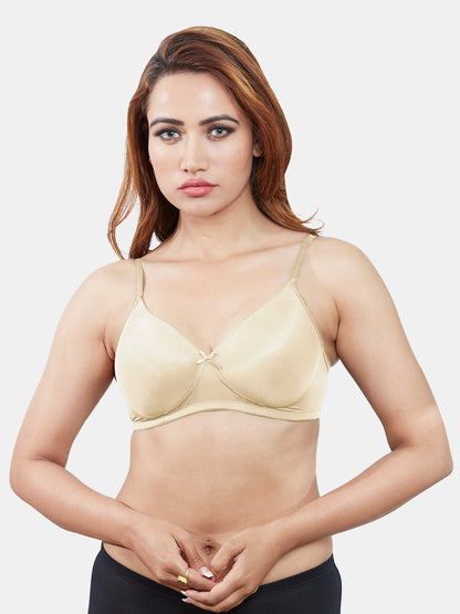 Lightly-Padded-Non-Wired-T-shirt-Bra-Moderate-Coverage–Yana-Nude-Front