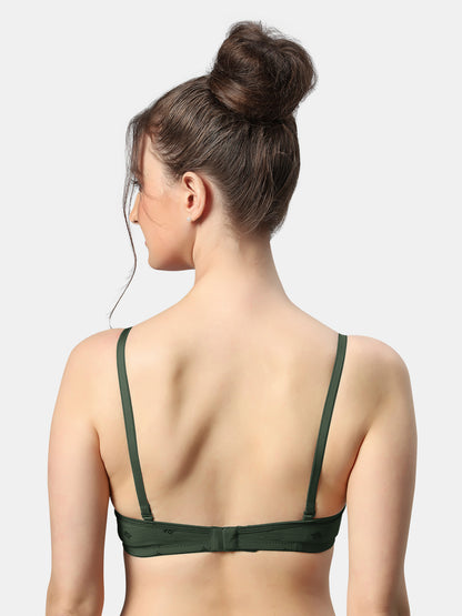 Lightly-Padded-T-Shirt-Bra-Non-Wired-Bra-Avani-B-Green-Back