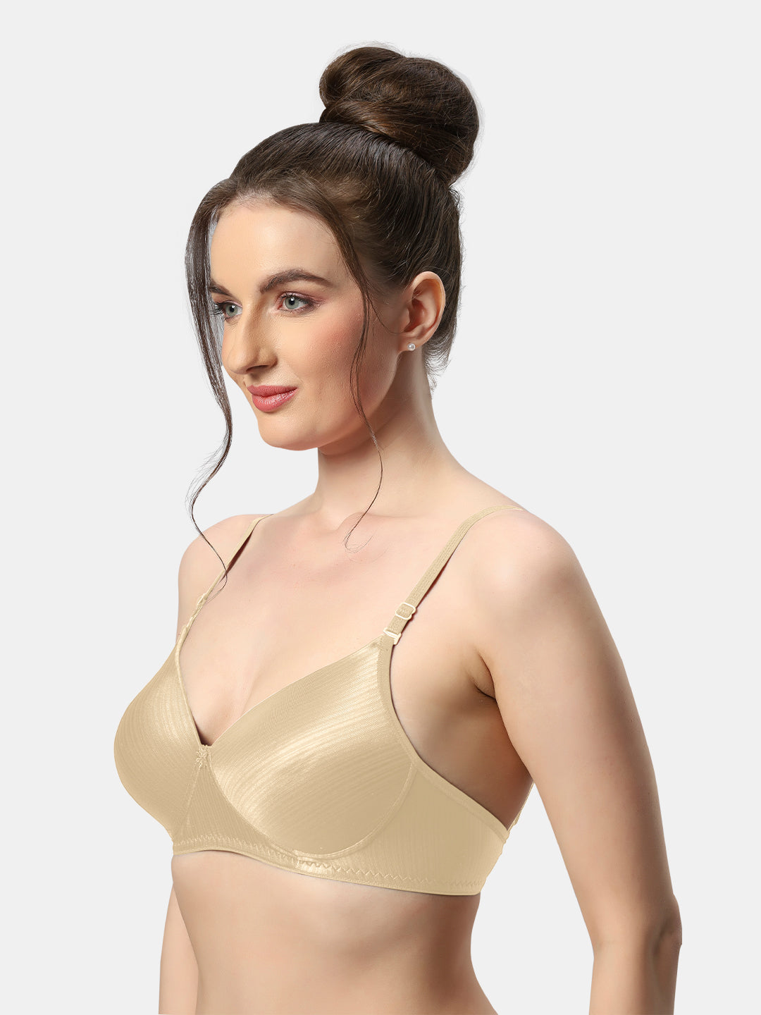 Lightly-Padded-T-Shirt-Bra-with-Convertible-Foram-Nude-Left