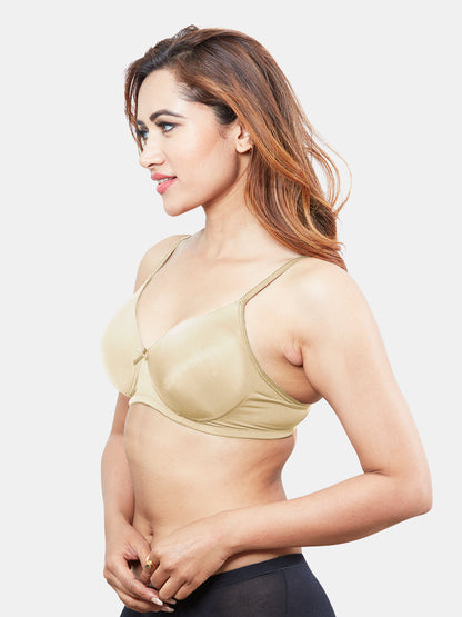 Lightly-Padded-Wirefree-Nylon-Moderate-Coverage-T-Shirt-Bra-with-Adjustable-Straps–Yana-Nude-Left