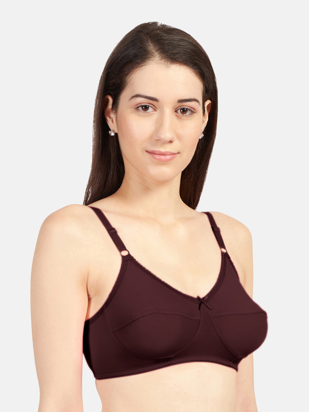 Loreal-Women_s-Non-Padded-Regular-Bra-Maroon-Right