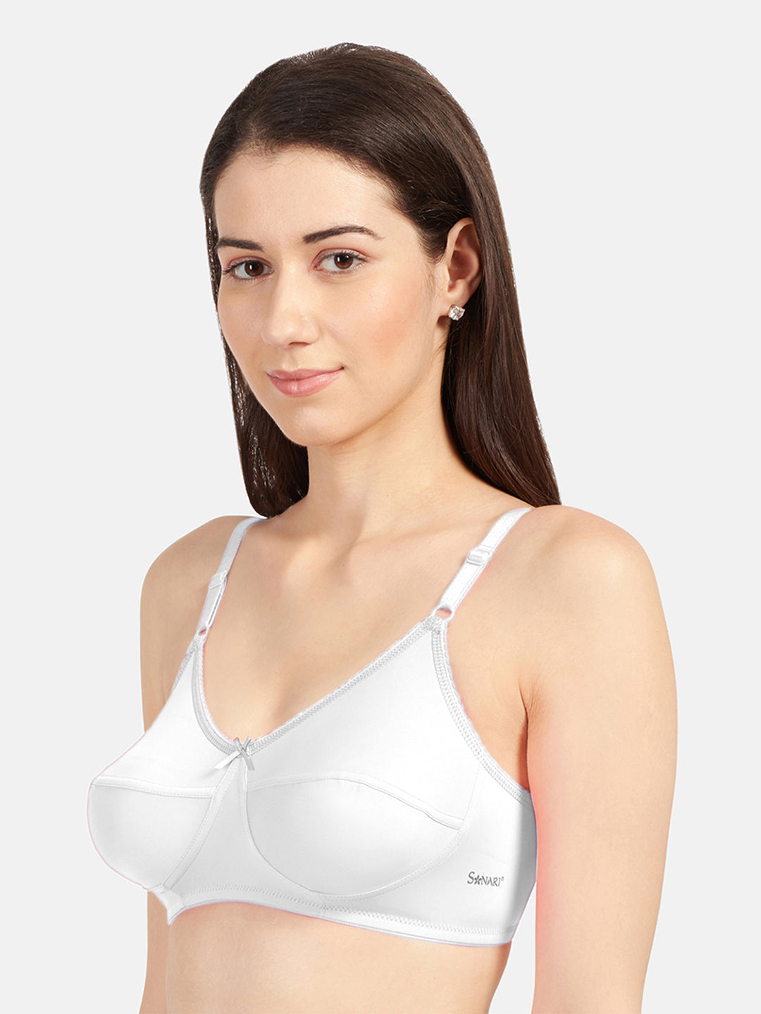 Loreal-Women_s-Non-Padded-Regular-Bra-White-Left