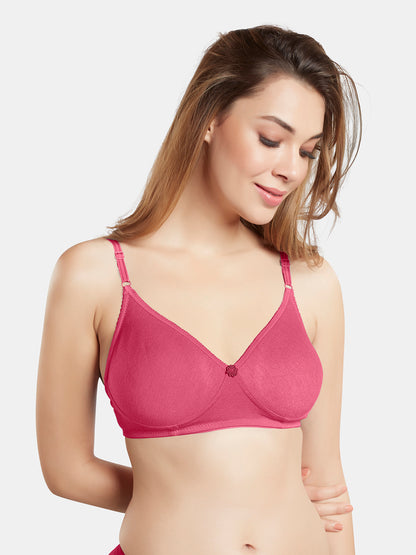 Non-Padded Wirefree Medium Coverage Polycotton Minimizer Bra – FELONG