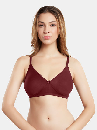 Non-Padded Wirefree Medium Coverage Everyday Bra with Seamless Cups – SMILE