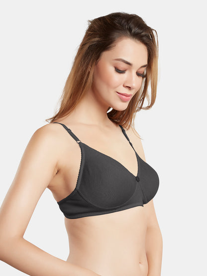 Non-Padded Wirefree Medium Coverage Polycotton Minimizer Bra – FELONG