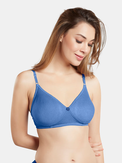 Non-Padded Wirefree Medium Coverage Polycotton Minimizer Bra – FELONG