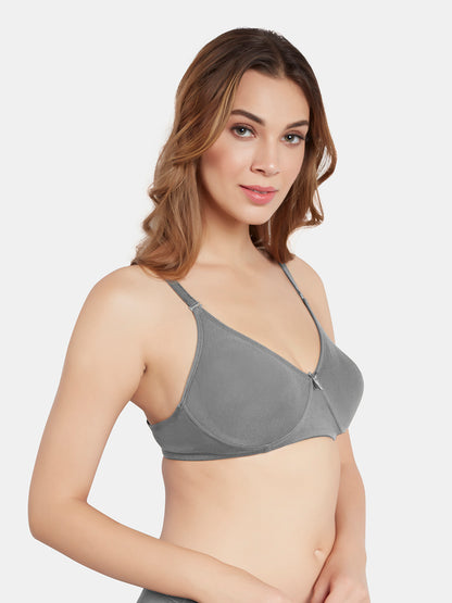 Non Padded Wirefree Cotton Polyester Moderate Coverage Minimizer Bra with Detachable Straps – CATWALK