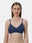 Medium Coverage Non Wired Non Padded Polyester Cotton Everyday Bra with Seamless Cups - Smile