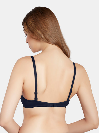 Non Padded Wirefree Cotton Polyester Moderate Coverage Minimizer Bra with Detachable Straps – CATWALK