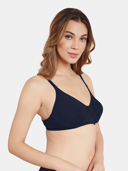 Non Padded Wirefree Cotton Polyester Moderate Coverage Minimizer Bra with Detachable Straps – CATWALK