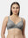 Medium Coverage Nylon Spandex Bra Lace Bra | Non Padded Wire Free Adjustable Straps - Nino