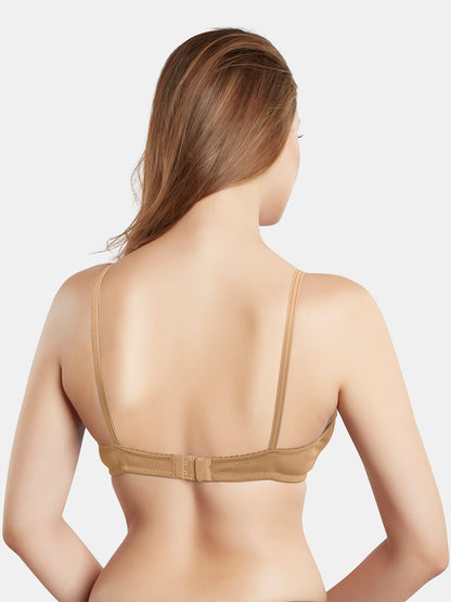 Non-Padded Wirefree Medium Coverage Polycotton Minimizer Bra – FELONG