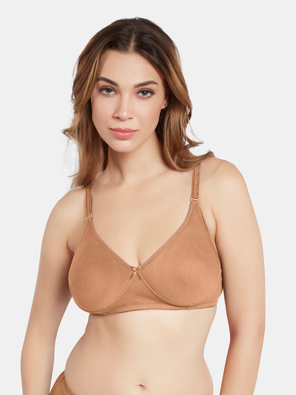 Non Padded Wirefree Cotton Polyester Moderate Coverage Minimizer Bra with Detachable Straps – CATWALK