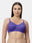 Medium Coverage Nylon Spandex Lace Fashion Bra | Non Padded Seamed Cups Wire Free Adjustable Straps - Nysh