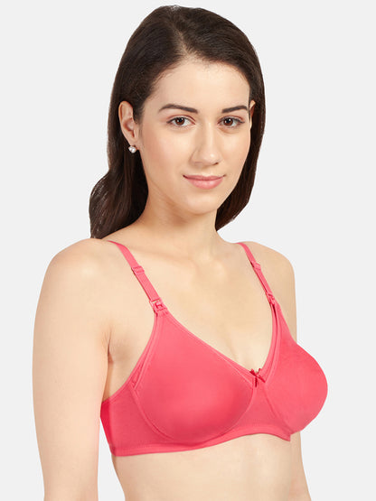 Non-Padded-Full-Coverage-Cotton-Maternity-Bra-with-Press-Button-Feeding-Opening-Babycare-coral-right

