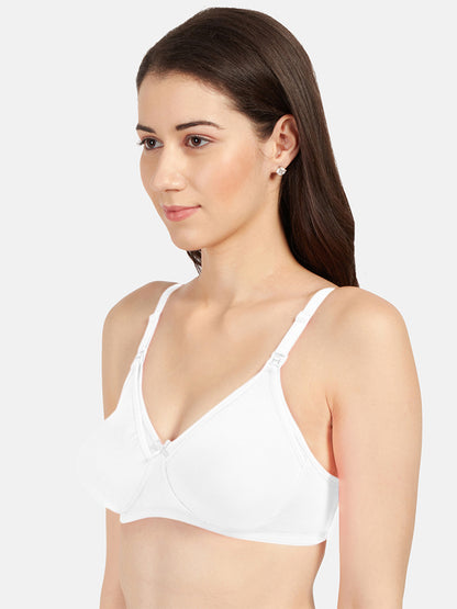 Non-Padded-Full-Coverage-Cotton-Maternity-Bra-with-Press-Button-Feeding-Opening-Babycare-white-left

