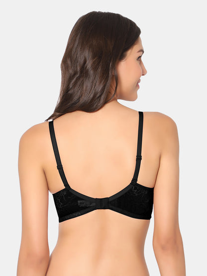 Non-Padded-Non-Wired-Bra-Black-Back