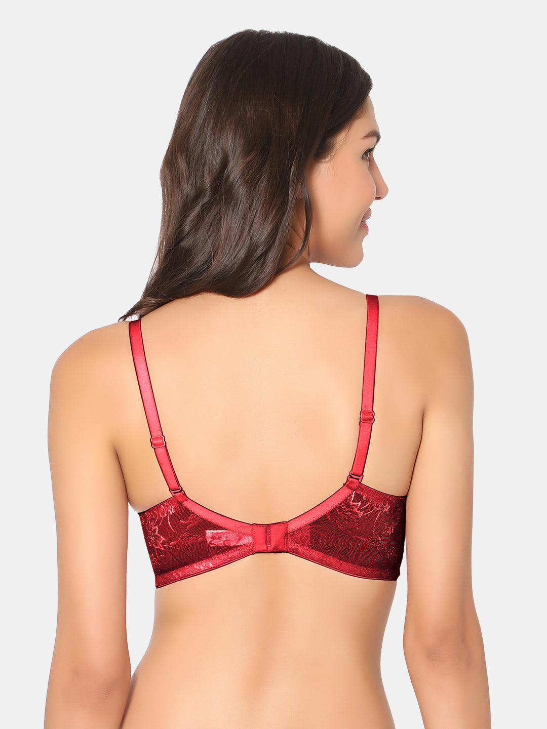 Non-Padded-Non-Wired-Bra-Black-Red-Back