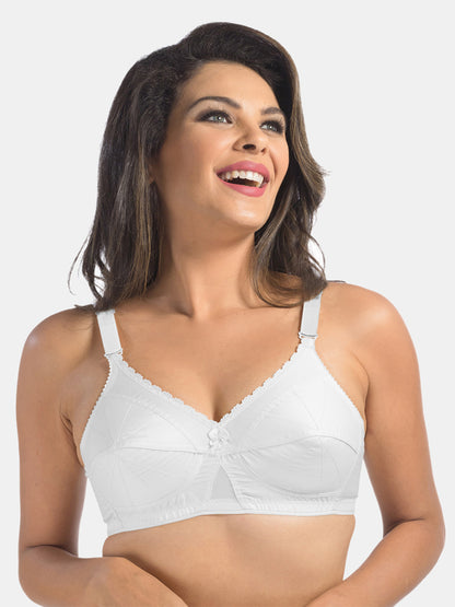 Non-Padded-Non-Wired-Bra–Ice-White-Front