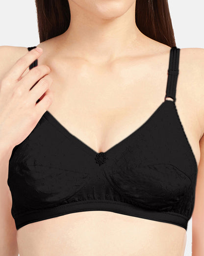 Non-Padded-Non-Wired-Cotton-Bra-with-High-Coverage-Embroidered-Design-and-Adjustable-Straps-Alpha-Black-Close