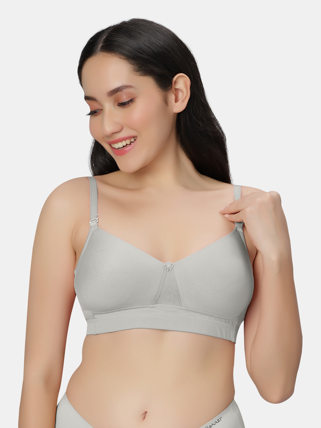 Non-Padded-Non-Wired-Minimizer-Bra-Full-Coverage-Minimizer-Grey-Front