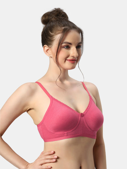 Non-Padded-T-Shirt-Bra-with-Poly-Cotton-Misha-Carrot-Right