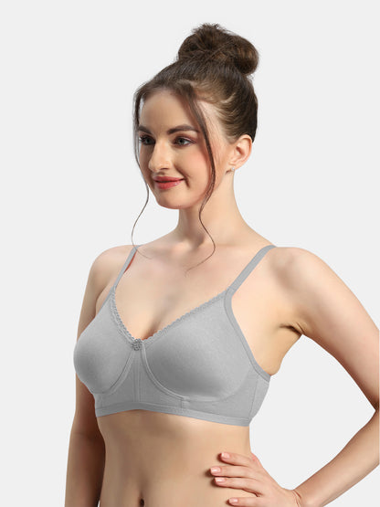 Non-Padded-T-Shirt-Bra-with-Poly-Cotton-Misha-Grey-Left