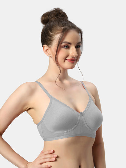 Non-Padded-T-Shirt-Bra-with-Poly-Cotton-Misha-Grey-Right