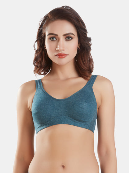 Non-Padded-Wirefree-Cotton-Polyester-Full-Coverage-Everyday-Minimizer-Bra-with-Adjustable-Straps_Minimizer-RamaGreen-Front