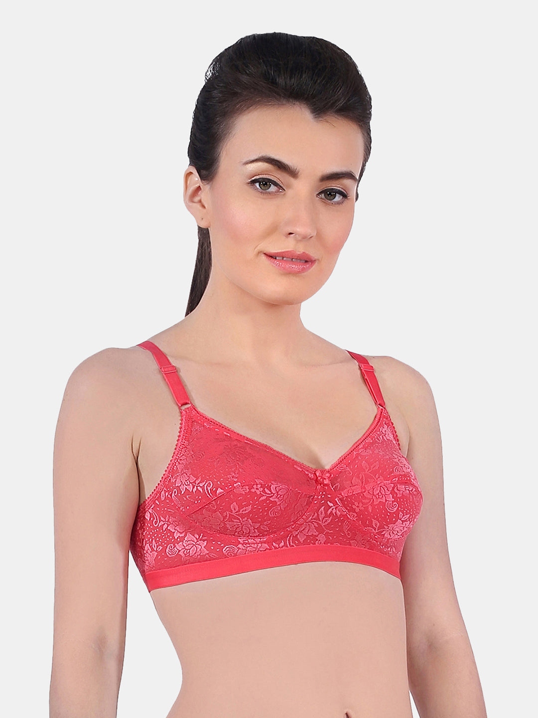 Nutralv-Women_s-Fancy-Net-Regular-Bra-Carrot-Right