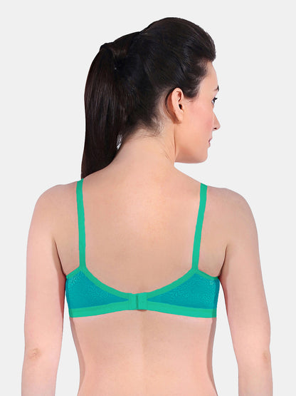 Nutralv-Women_s-Fancy-Net-Regular-Bra-Green-Back