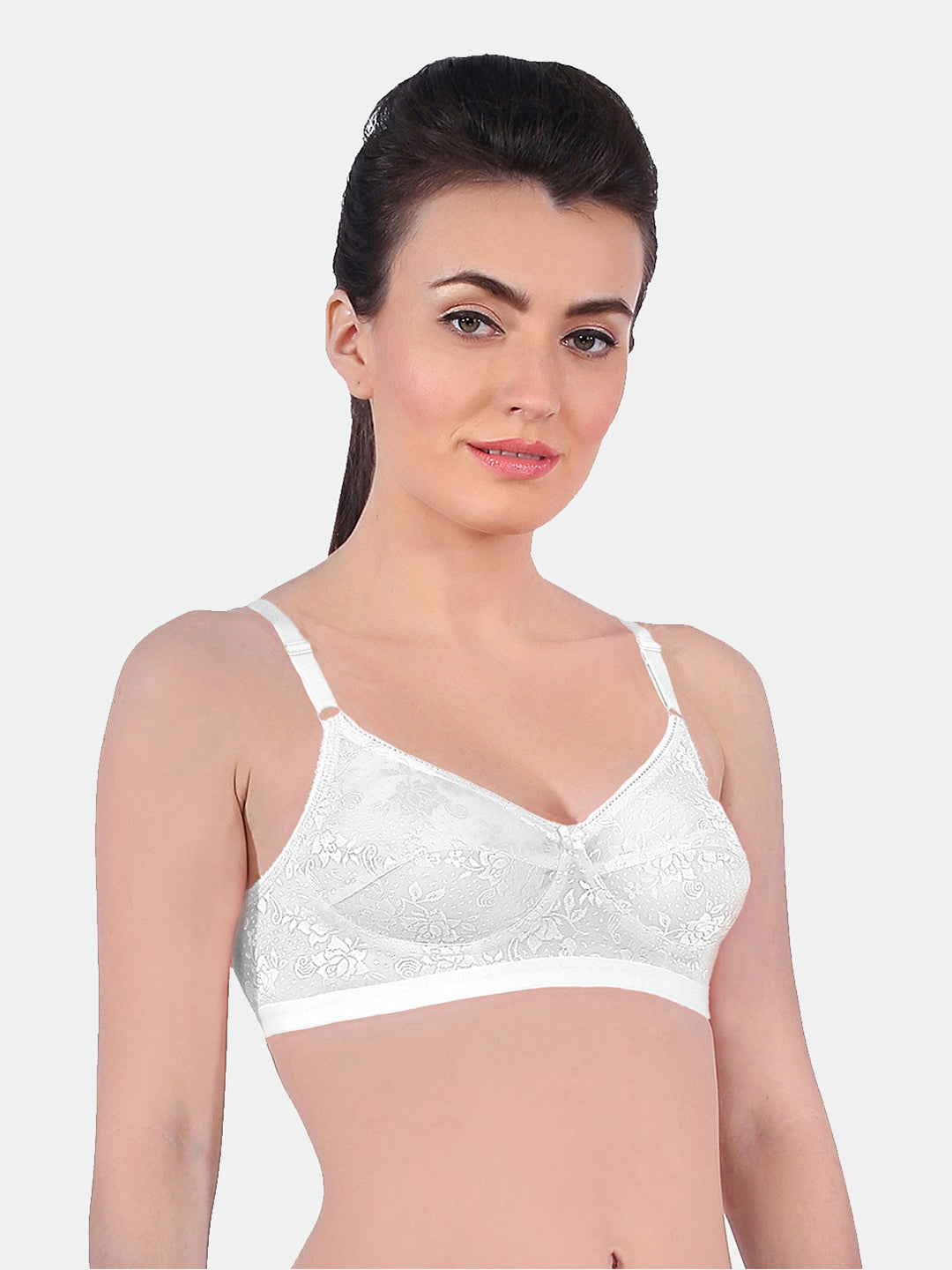 Nutralv-Women_s-Fancy-Net-Regular-Bra-White-Right