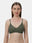 Medium Coverage Non Wired Non Padded Polyester Cotton Everyday Bra with Seamless Cups - Smile