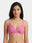 Non Padded Medium Coverage Polyster Cotton Everyday Bra with Adjustable Straps Non Wired and Hook and Eye Closure - Omania