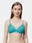 Non Padded Medium Coverage Polyster Cotton Everyday Bra with Adjustable Straps Non Wired and Hook and Eye Closure - Omania