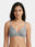 Non Padded Medium Coverage Polyster Cotton Everyday Bra with Adjustable Straps Non Wired and Hook and Eye Closure - Omania