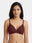 Non Padded Medium Coverage Polyster Cotton Everyday Bra with Adjustable Straps Non Wired and Hook and Eye Closure - Omania