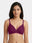 Non Padded Medium Coverage Polyster Cotton Everyday Bra with Adjustable Straps Non Wired and Hook and Eye Closure - Omania