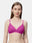Non Padded Medium Coverage Polyster Cotton Everyday Bra with Adjustable Straps Non Wired and Hook and Eye Closure - Omania