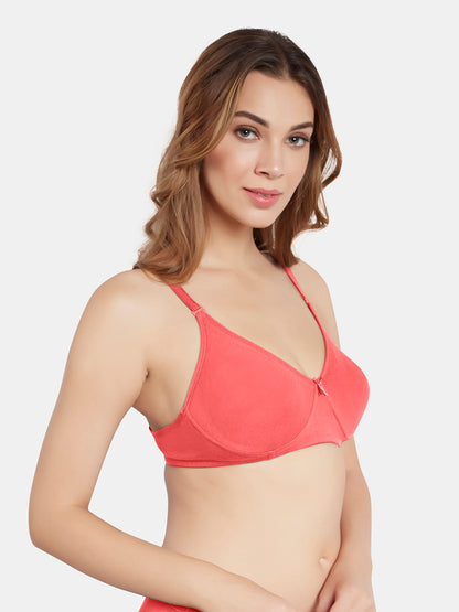 Non Padded Wirefree Cotton Polyester Moderate Coverage Minimizer Bra with Detachable Straps – CATWALK