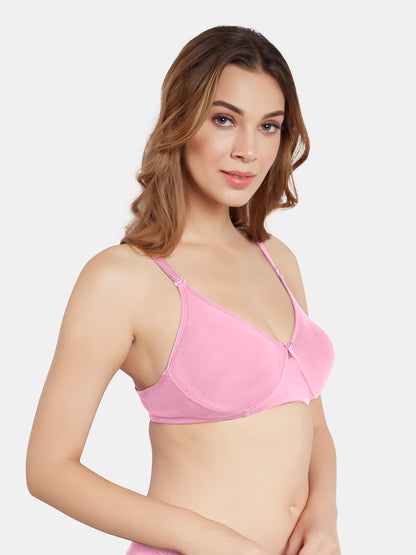 Non Padded Wirefree Cotton Polyester Moderate Coverage Minimizer Bra with Detachable Straps – CATWALK