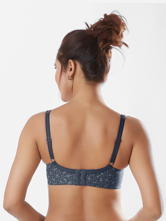 Non-Padded Wirefree Full Cup Medium Coverage Cotton-Polyester Bra with Adjustable Straps – PONDS