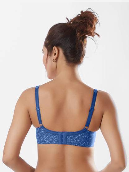 Non-Padded Wirefree Full Cup Medium Coverage Cotton-Polyester Bra with Adjustable Straps – PONDS